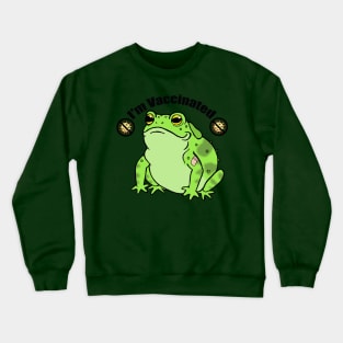 "I'm Vaccinated" Toad Crewneck Sweatshirt